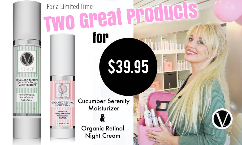 Cucumber Serenity Moisturizer & Retinol Night Cream Combo